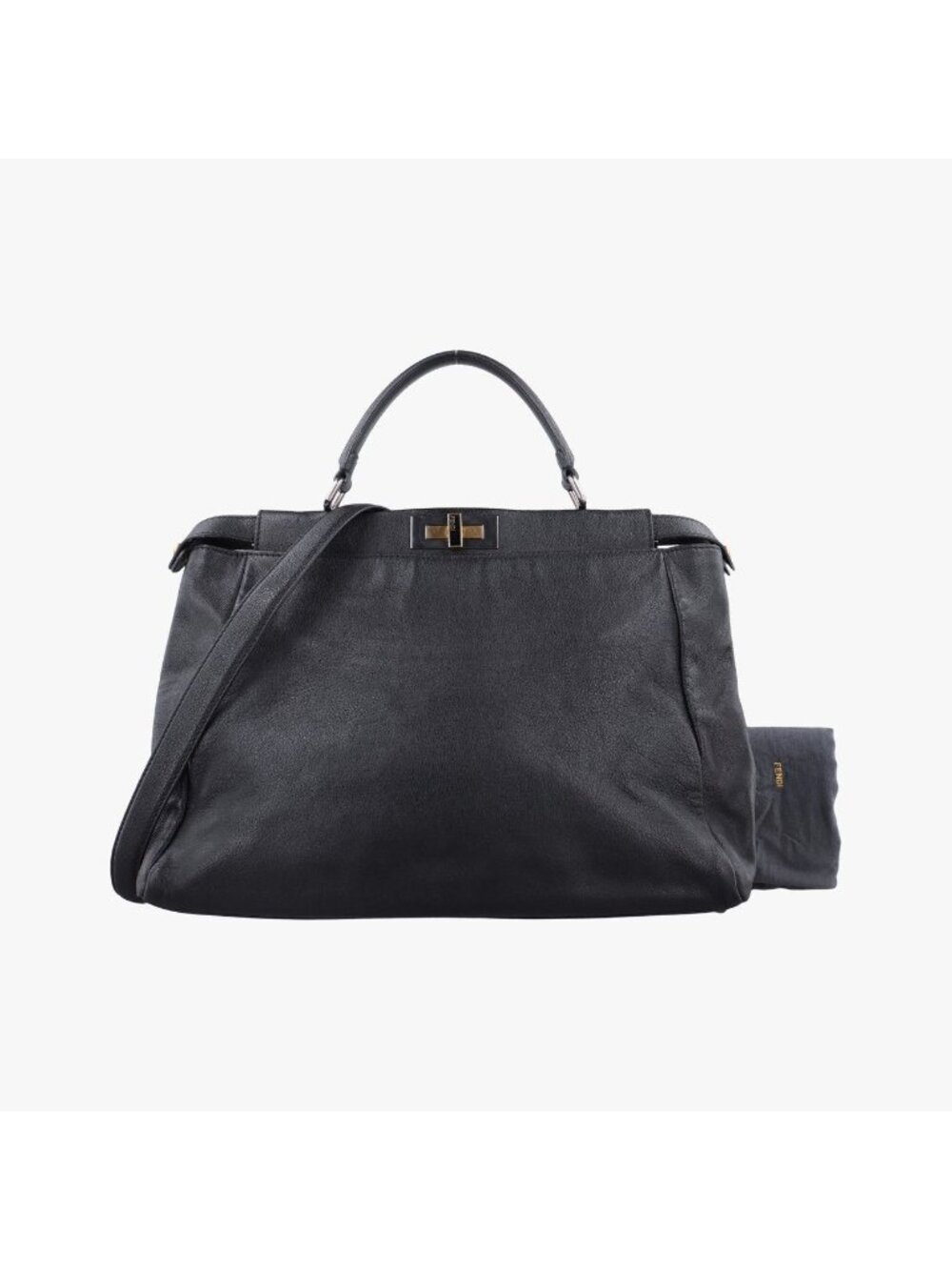 Fendi Peekaboo Large Black Handbag